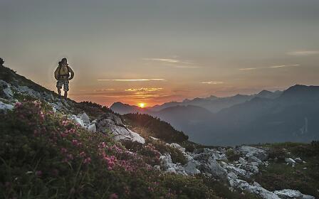 Morgenwanderung Sonnenaufgang Zauchensee