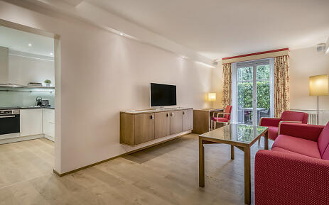 Sheraton Grand Salzburg Hotel Apartment Suite Wohnzimmer